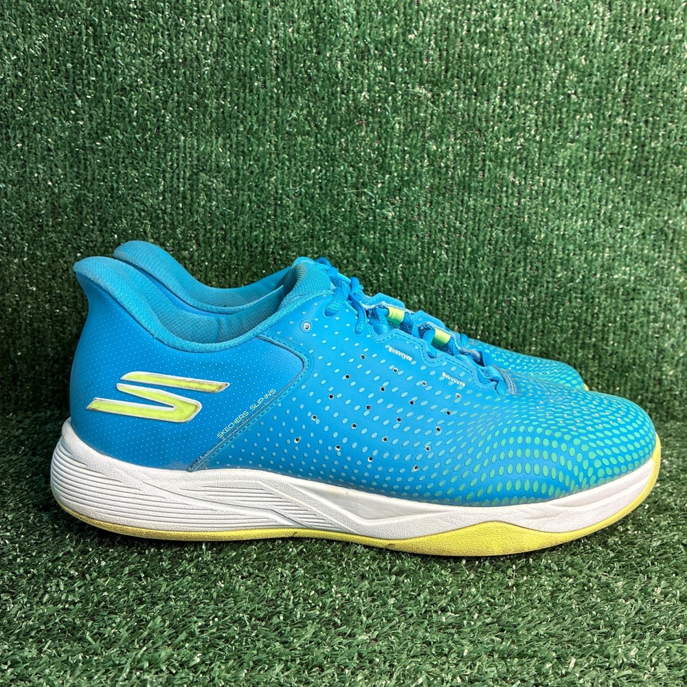 Skechers Viper Court Pro Slip-ins Arch Fit Pickleball Sneakers Blue Mens Size 13